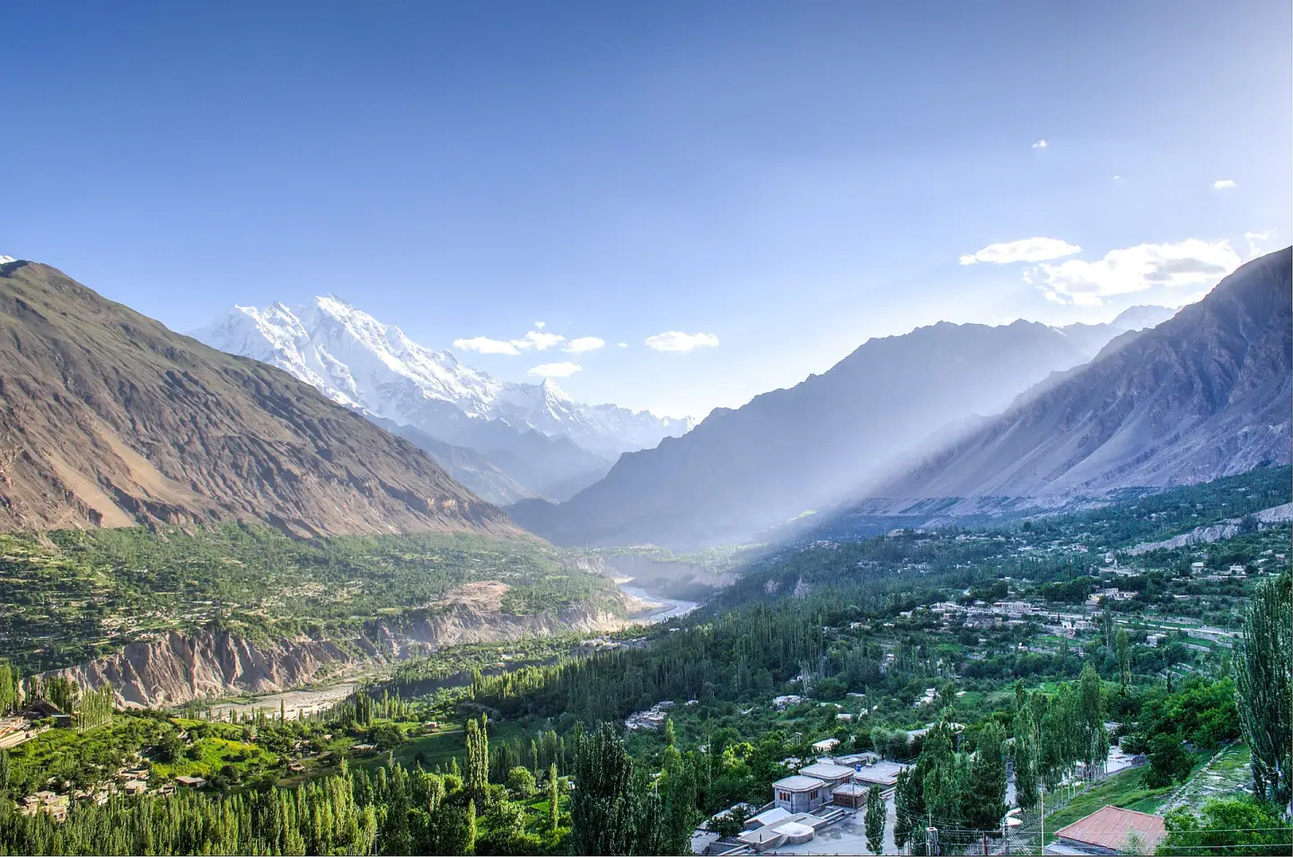 The Hunza valley in Gilgit-Baltistan
